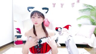 【期間限定】【12 26】【1部、2部セット】大量潮吹き猫耳サンタ美〇女! jav jvip (1)