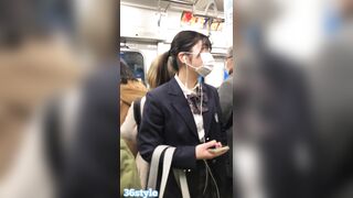 【放課後の眺め28】 優等生風のブレザー ＪＫを至近距離で！ voyeur jp