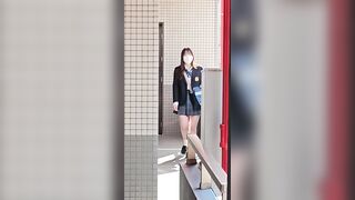 超可愛いjkのエレベーター盗撮とびくびくオナ（特典） voyeur jp