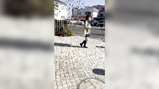 ロリJK 試着室盗撮逆さ撮りの瞬間 58☆純白パンティ☆ハミ毛☆捲り☆水平撮り☆ jav jvip