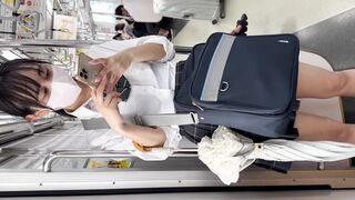 神風！丸見え！2日分収録！紺チェック逆さ撮りしました⑧ voyeur jp