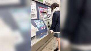 JK盗撮日記120 超久しぶりの登場！！青チェック小悪魔痴女っ娘アイドル激カワロリJKを電車内とトイレ内で盗撮【※完全主観21分 voyeur jp