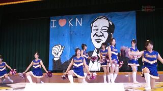 アイドル顔負けのチアガール達 ！かわいい子の紺アンスコに狙い打ち！チア部バトン部の文化祭ステージ2日目 voyeur jp 2-5