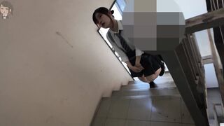 kirakira☆JK_kiwakiwa鼠径部エロパンティ♡＃顔出し＃青チェ＃逆さ＃盗撮 voyeur jp