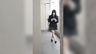 アイドル女神JK降臨！見せつけを楽しんでる娘 voyeur jp 2