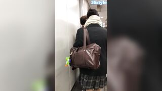 【放課後の眺め24】 スタイル抜群の今どき ＪＫを至近距離で観察 voyeur jp