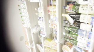 【Tバック有】 街中のミニスカ JKを追う。コンビニ、街歩き追跡編 voyeur jp