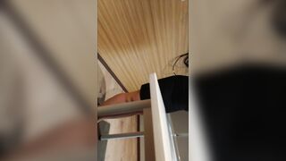 おかわりP＊受付お姉さんの事務制服姿が好きすぎてパンスト脱ぎや胸チラもしてくれました voyeur jp