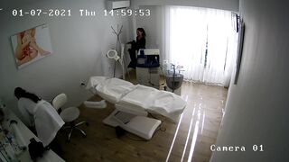 Russian girls ass hair removal salon. hacked CCTV ipcam 4
