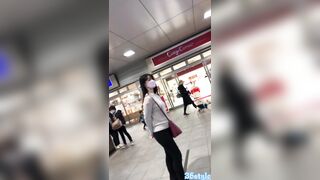 【横からの眺め212】 細身のセクシーお姉さんは隠れ巨乳 ！ voyeur jp