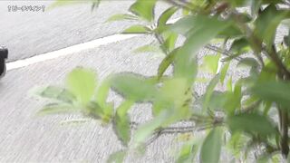 ※ハミマンJ○※【限界接写】 見た目はお嬢様なのに陰毛はみ出すTフロントのセクシー下着 ＋ノーブラ透け乳首 voyeur jp