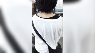 【窃触 淫汁多量】最後はびしょ濡れ。目での抵抗は窃触者の前では無意味 jav jvip