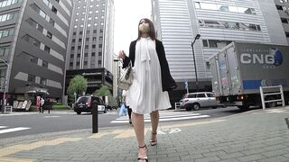 ★顔出し★【超高画質】《本編》 ゆるふわ可愛い天然 ＪＤ♪Aラインワンピの中もちっぱい＆爆尻のAラインボディ(笑) voyeur jp