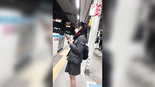 【放課後の眺め19】 めちゃくちゃカワイイＪＫをじっくりと観察 voyeur jp