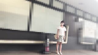 黒髪J〇のパンツ買取 車内に誘い込み交渉ちかん 【美乳パンツ買取】 jav jvip