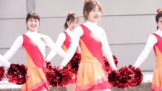 ノースリ青ユニ青アンが最高な Kチアダンス演技＿アイドル並みKチアの可愛いアン〇コが全開② voyeur jp