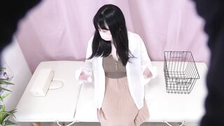 Fカップ美巨乳人妻美意識高い奥様が乳首まで自ら施術♡【育乳サロン】 voyeur jp