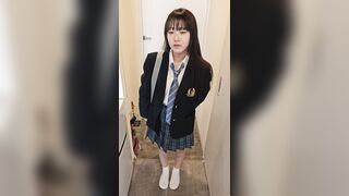 【2023年最初で最後】緊張で足が震えてる成長途中の美少女の身体を記録してました jav jvip