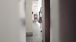 【本編20分】神ロリ可愛jkが指パッチンで見せつけ変態jkに変貌 voyeur jp