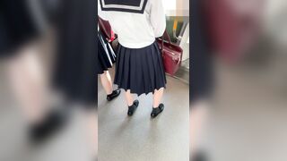 東京を知らないリクスー美女にガチ痴漢した , ギャルJK電車対面, ジム終わり美脚OL★電車対面 voyeur jp 2 (4)