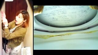 神〇の高級デパート和式トイレ熟女のう〇こ ！おし〇こ！生理！ voyeur jp