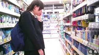 【粘着痴かん】処女臭のする真面目そうな無抵抗JKを痴かん＆フェラ！トイレに連れ込みイラマチオ＆生中出し！ jav jvip