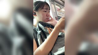 今までで最高の美女です !!!しかもピンクストライプ!![4K動画][顔出し][ドアップあり] voyeur jp (1)