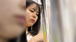 今までで最高の美女です !!!しかもピンクストライプ!![4K動画][顔出し][ドアップあり] voyeur jp (2)