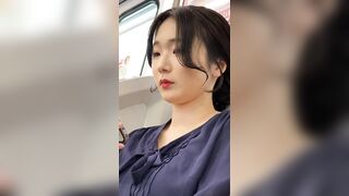 今までで最高の美女です !!!しかもピンクストライプ!![4K動画][顔出し][ドアップあり] voyeur jp (4)