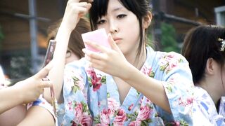 （再販）ブラちらする浴衣JK voyeur jp