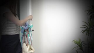 【水着試着】スレンダー美人パイパン女子大生美乳隠し撮り【素人】 voyeur jp 2