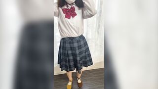 学校帰りに身体検査させてもらったら未処理の剛毛JKでした voyeur jp
