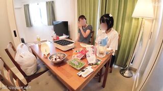 【新・自宅シリーズ序章作】姪っ子姉妹 自宅でタコパPチラ〜タコパ初体験で弾ける姉妹編〜 jav jvip