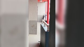 ハート柄のパンツが可愛いショートカットちゃん voyeur jp