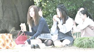 vol.680：お花見特集：グレーのミニスカにブーツを履いたとても綺麗なモデルさんの黒生P ※動画有り他、多数収録 voyeur jp (6)