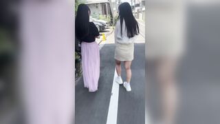 【交渉チカン⑮】豊○区の私立女子大生2人組にキャンパス内の階段の踊り場で生挿入＆ぶっかけ jav jvip