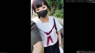 【無】 147cmの純情可憐の卒.業記録。巨根で大量中出し jav jvip 1 (1)