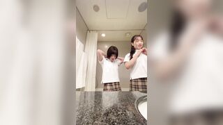 [侵入痴かん］合宿中吹奏楽部JKの浴室●炉利JKが巨根にいたぶられる voyeur jp 3