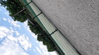 テニスウェア紹介28～問題作⁉透け過ぎ②姪っ子ちゃんの無防備♡ voyeur jp