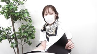 剛毛なのに。脱毛サロンで働く美人ナース。乳首まで丸見えの絶景ローアングル♡超絶美女が揃う脱毛サロン【パンチラ逆さ撮り】 voyeur jp