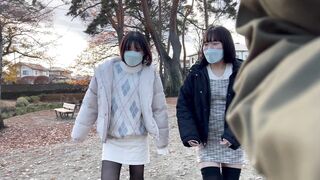 【顔モザ見直し】姪っ子2人と温泉へ行こう①〜ロ◯セクシーな色白ボディを堪能〜 voyeur jp