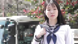 yuzu255 《公衆顔射》【電車チカン】断れないタイプの黒髪J〇が実はド変態★ jav jvip