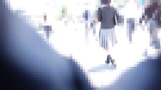 《ミニスカ巨乳》【電車痴漢】★巨乳★女子●生★恵体★ミニスカ★中出し★３Ｐ★ voyeur jp 4