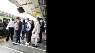 梟の痴漢報告 064-070（ツインテール制服女子に連日痴漢2日目） voyeur jp 2