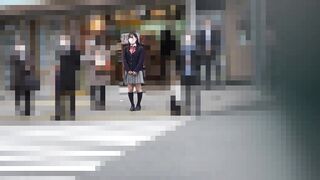 《鬼かわ女子●生》【電車痴漢】【フェミニン美少女】★ 朝ドラ主人公レベル ★原石を見つけちゃいました★クリ大好きっ子★中出し★ voyeur jp 1