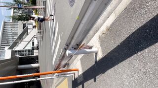 美少女4 人のパンチラ逆さ動画 voyeur jp