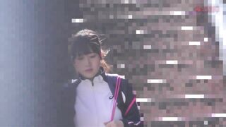 《夏休みW特典》【電車チカン】部活帰りの水○アナ激似GカップJ○が陸上ユニで jav jvip