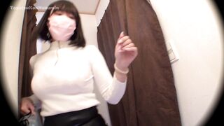 【特典おまけ動画付き】 あの衝撃のドエロデカ乳輪ヤンママ Jカップ爆乳Kちゃん(1〇歳)生着替え voyeur jp