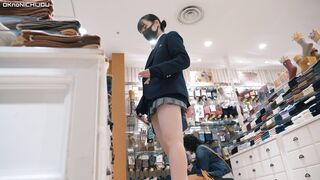[4K]えちえちJK盗撮No.58#青チェ voyeur jp 1