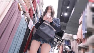 [4K]えちえちJK盗撮No.66-69#青チェ#Tバック voyeur jp 1